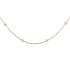 Choker argint cu bilute placat cu aur roz DiAmanti Z1845NRG-DIA (Argint 925‰ 1,8 g.)